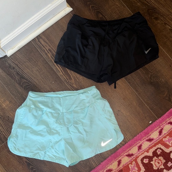 Nike Pants - Nike Women’s Athletic Shorts - Black & Light Teal Bundle